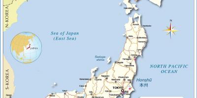 Japan na karti